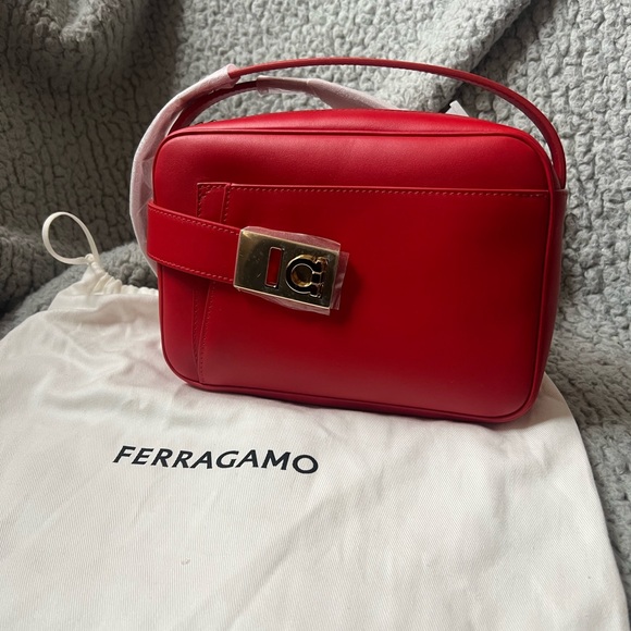 Ferragamo Archive Gancini Camera Crossbody Bag - Picture 1 of 13